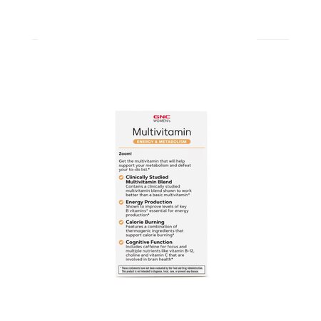 Complex de multivitamine pentru femei Women's Ultra Mega Energy & Metabolism, 90 tablete, GNC 820228