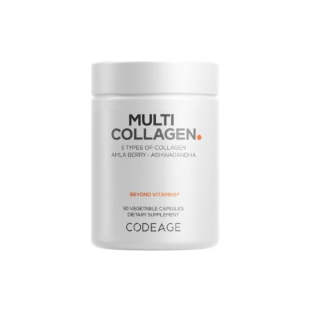 Colagen hidrolizat CodeAge Hidrolyzed Multi Collagen, 90 capsule, GNC