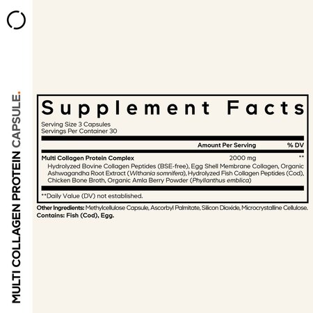 Colagen hidrolizat CodeAge Hidrolyzed Multi Collagen, 90 capsule, GNC 729353