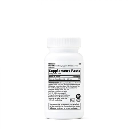 Colina 250 mg, 100 tablete, GNC 563339