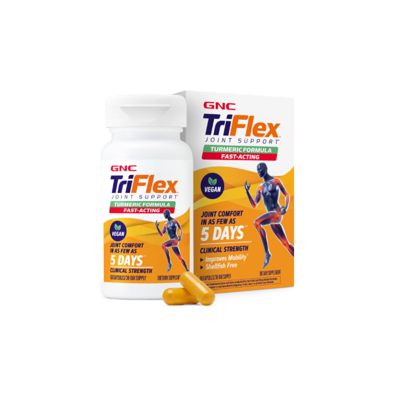Turmeric Formula TriFlex, 60 tablete, GNC