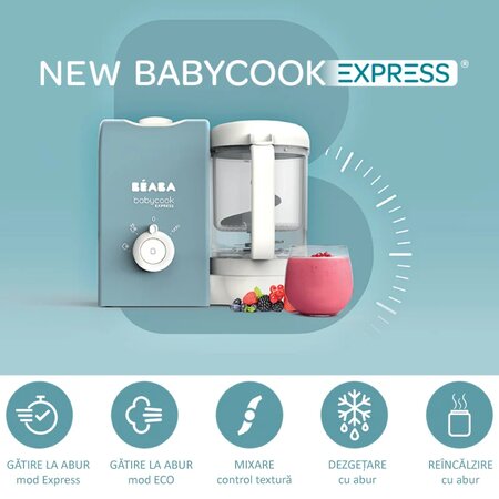 Robot Babycook Express, Baltic Blue, Beaba 563365