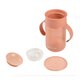 Cana de invatare, Pink, 12 luni+, 340 ml, Beaba 563384