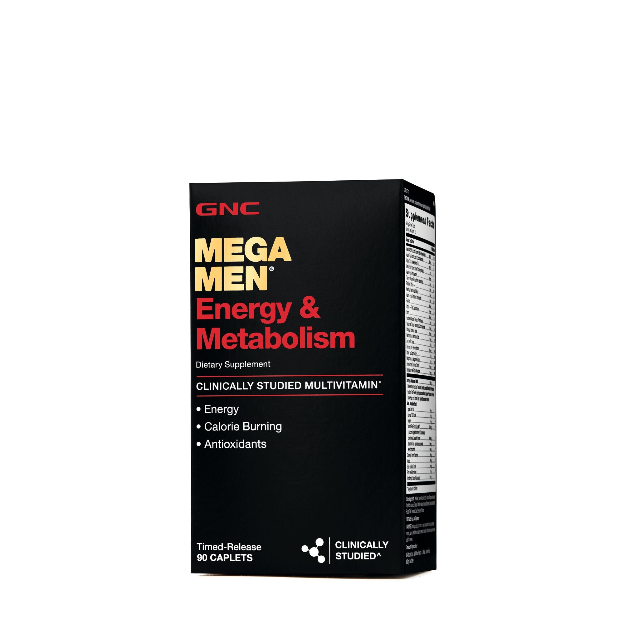 Complex de multivitamine pentru barbati Energie si Metabolism, 90 tablete, GNC