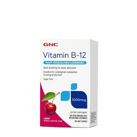 Vitamina B-12 5000 mcg cu aroma de cirese