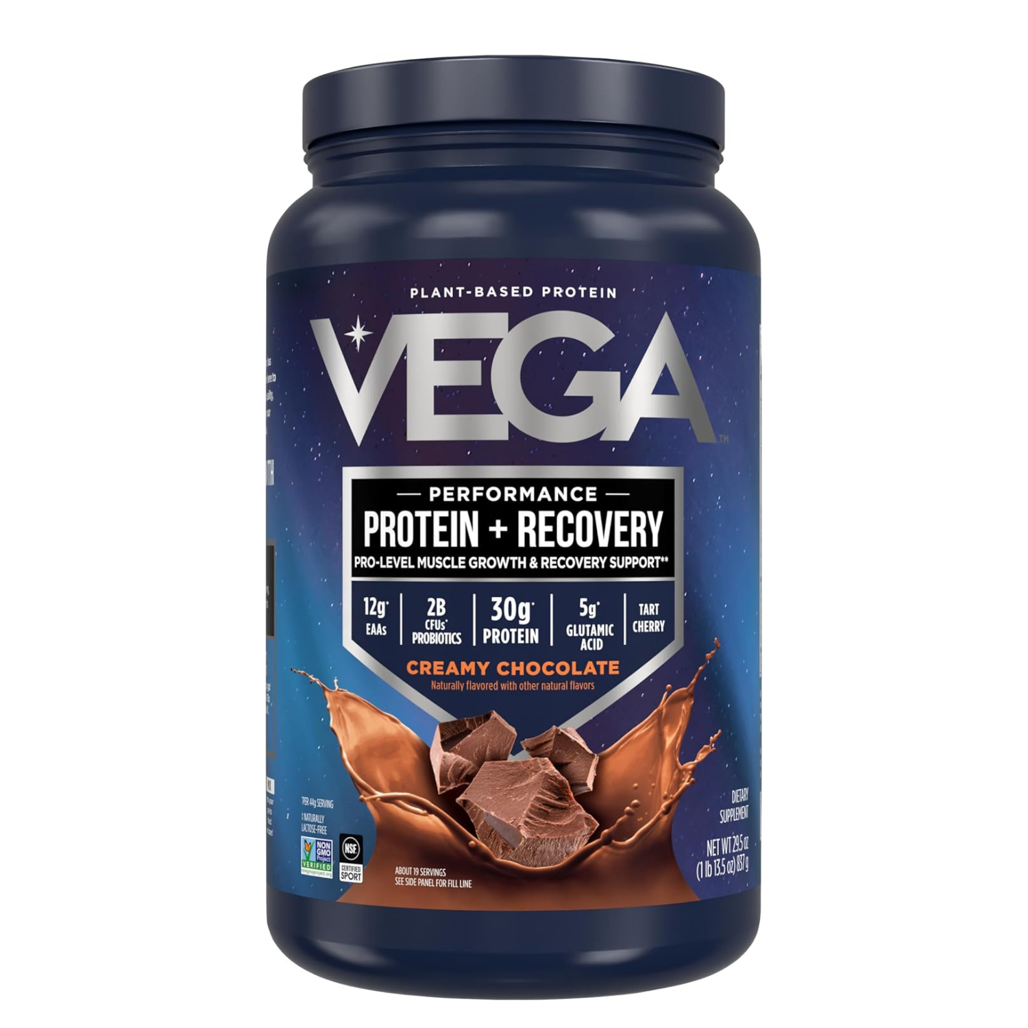 Proteina vegetala cu aroma de ciocolata, 837 g, GNC