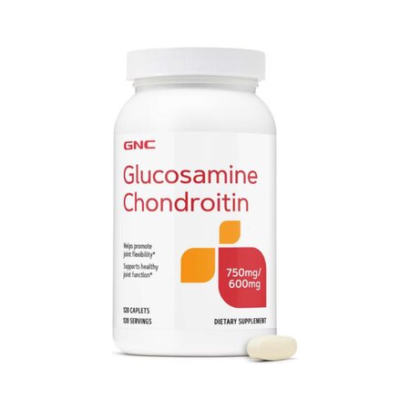 Glucozamina 750mg si Condroitina 600mg Triple Strength, 120 tablete, GNC