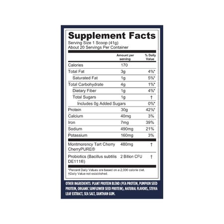 Proteina vegetala cu aroma de vanilie, 828 g, GNC 820118
