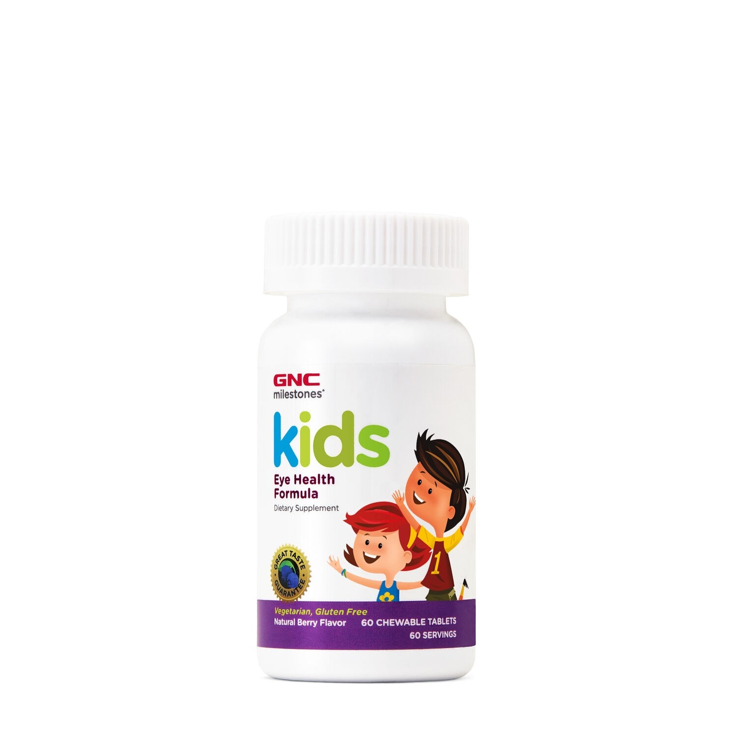 Formula pentru copii Milestones Kids Eye Health, 60 tablete, GNC