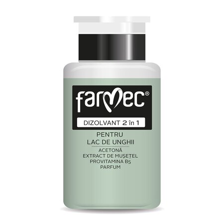 Dizolvant lac de unghii 2 in 1, 150 ml, Farmec