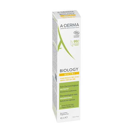 Crema Bio nutritiva pentru piele foarte uscata Biology, 40 ml, A - Derma 563646