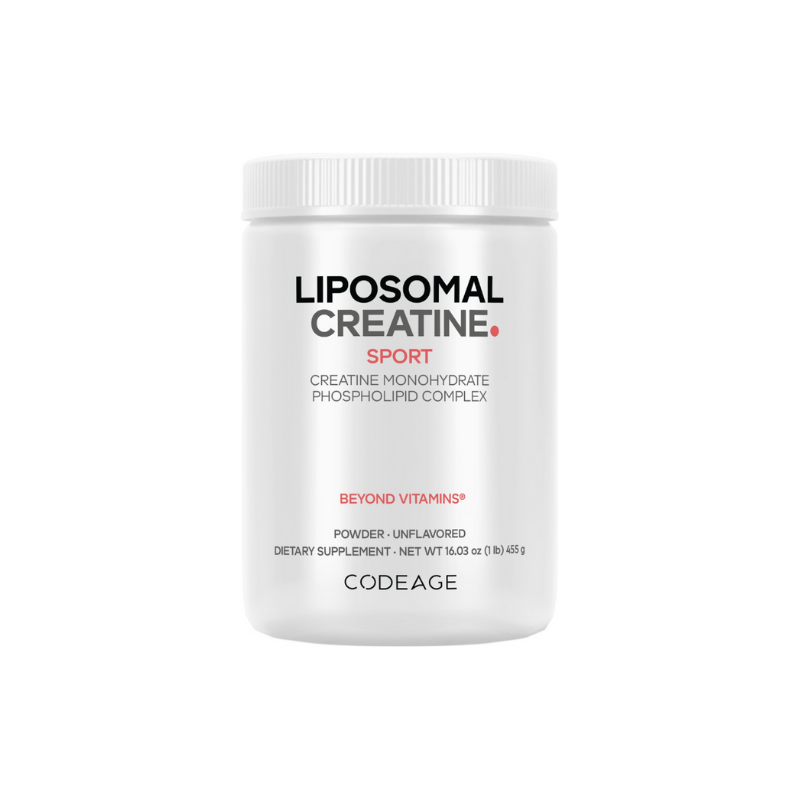 Creatina monohidrata lipozomala CodeAge Liposomal Creatine Monohydrate, 455 g, GNC