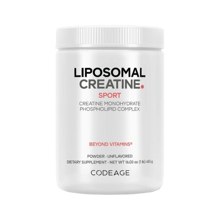 Creatina monohidrata lipozomala CodeAge Liposomal Creatine Monohydrate, 455 g, GNC