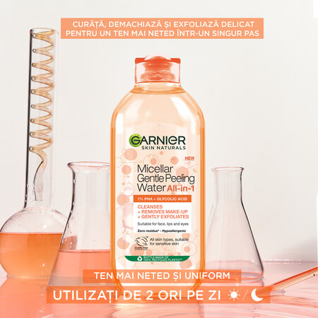 Apa micelara Peeling, 400 ml, Garnier 564992
