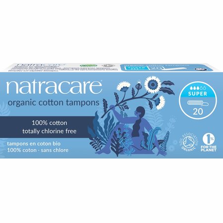 Tampoane interne Organice fara aplicator, Super