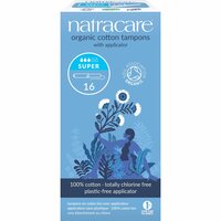 Tampoane interne Organice cu aplicator, Super, 16 bucati, Natracare