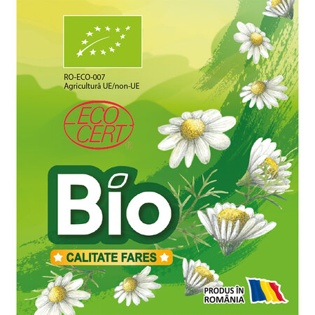 Ceai de musetel Bio D77, 20 plicuri, Fares 760451