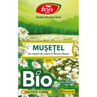 Ceai de musetel Bio D77, 20 plicuri, Fares