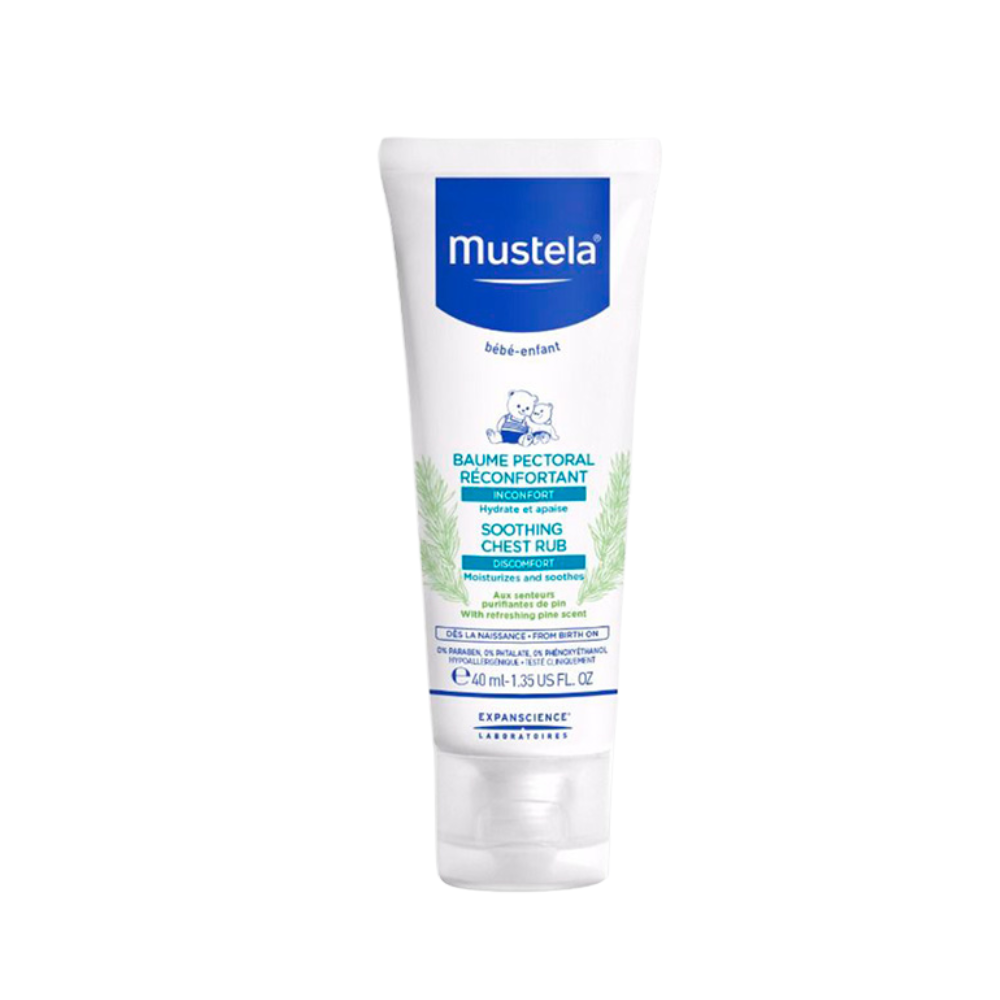 Balsam calmant pentru masaj pectoral, 40 ml, Mustela