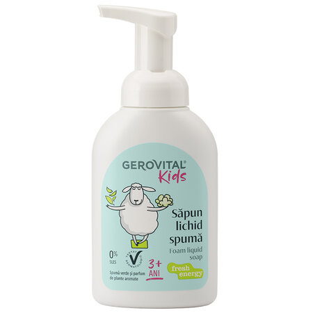 Sapun lichid spuma Fresh Energy Gerovital Kids, Fresh Energy