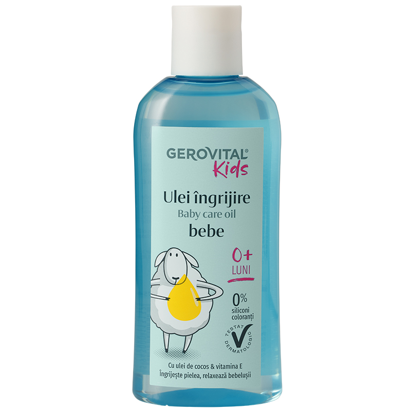 Ulei ingrijire pentru pielea bebelusilor Kids, +0 luni, 150 ml, Gerovital