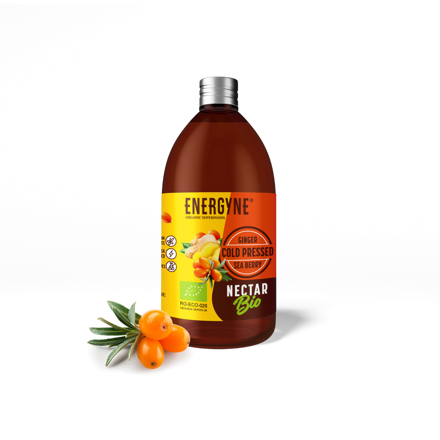 Nectar de catina cu ghimbir Bio Energyne, 250 ml, Biocatina