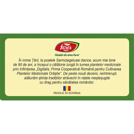 Ceai de musetel, 80 plicuri, Fares 722390