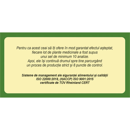 Ceai de musetel, 80 plicuri, Fares 722389