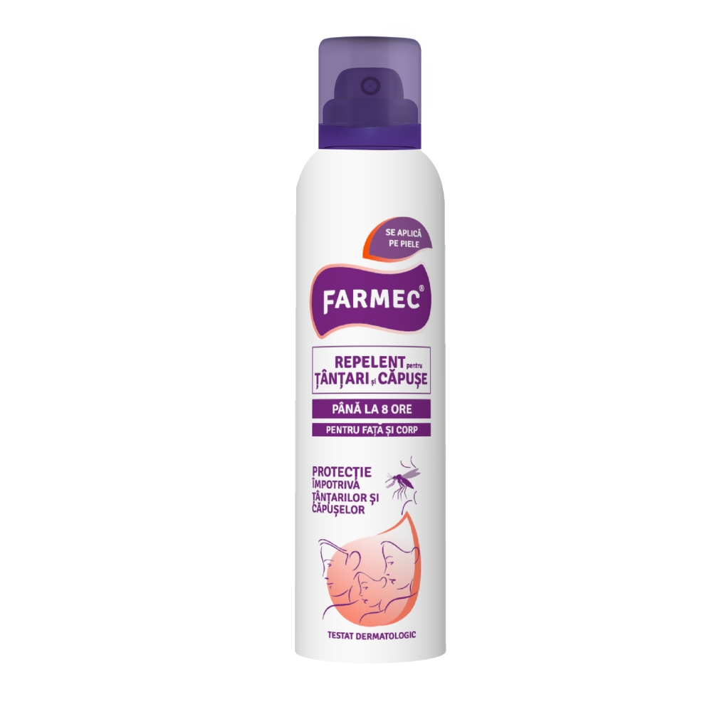 Repelent pentru tantari si capuse, 150 ml, Farmec