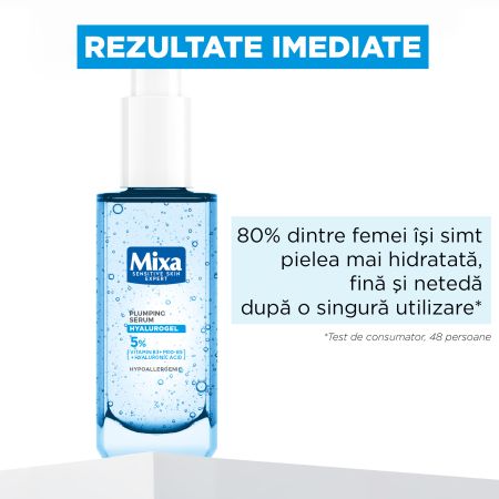 Serum hidratant cu acid hialuronic Hyalurogel, 30 ml, Mixa 757769