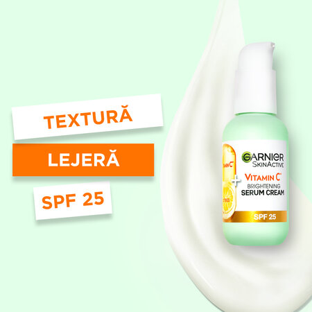 Serum crema cu vitamina C, 50 ml, Garnier 565019