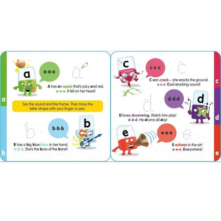 Carticica interactiva Scriu si Sterg ABC, 3 ani+, Alphablocks 565055