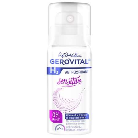 Deodorant Sensitive Gerovital H3 Antiperspirant Gerovital