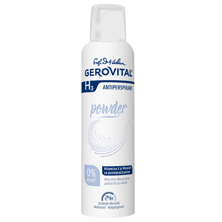 Deodorant Powder Gerovital H3 Antiperspirant Gerovital