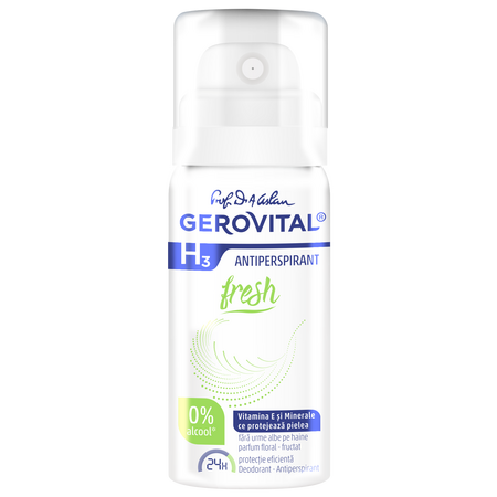 Deodorant spray Gerovital H3 Antiperspirant, Fresh