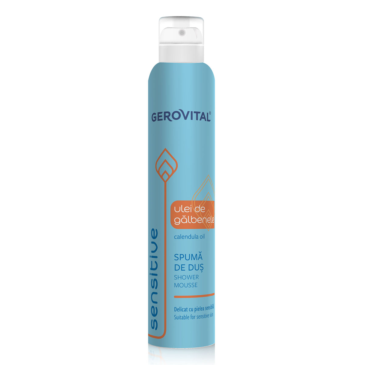 Spuma de dus cu galbenele Sensitive, 200 ml, Gerovital