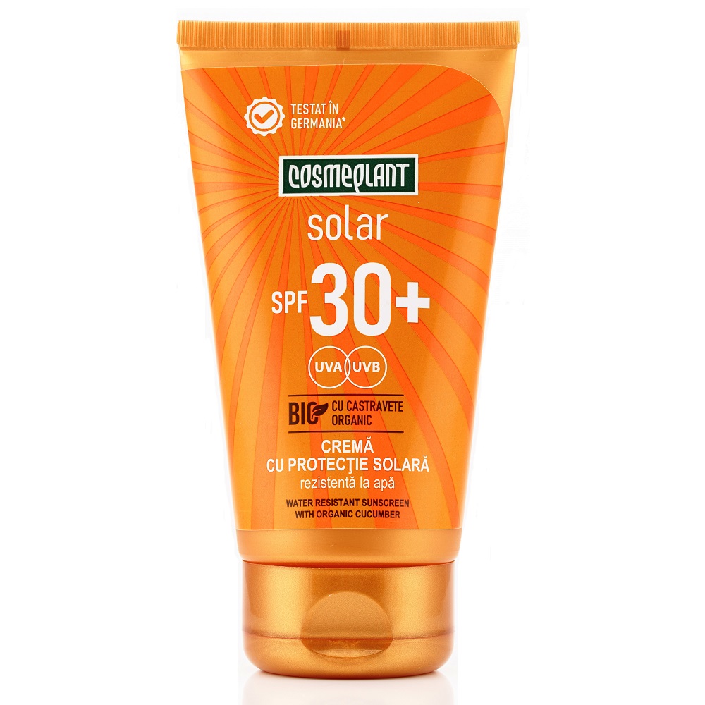 Crema cu protectie solara SPF 30+ Cosmeplant Solar, 150 ml, Viorica