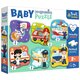Puzzle Primo Baby Progressive, Vehicule Profesionale, 2 ani+, Trefl 565209