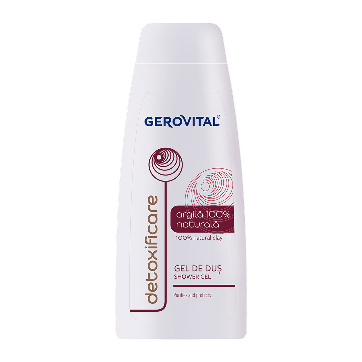 Gel de dus cu Argila 100% Naturala, 750 ml, Gerovital