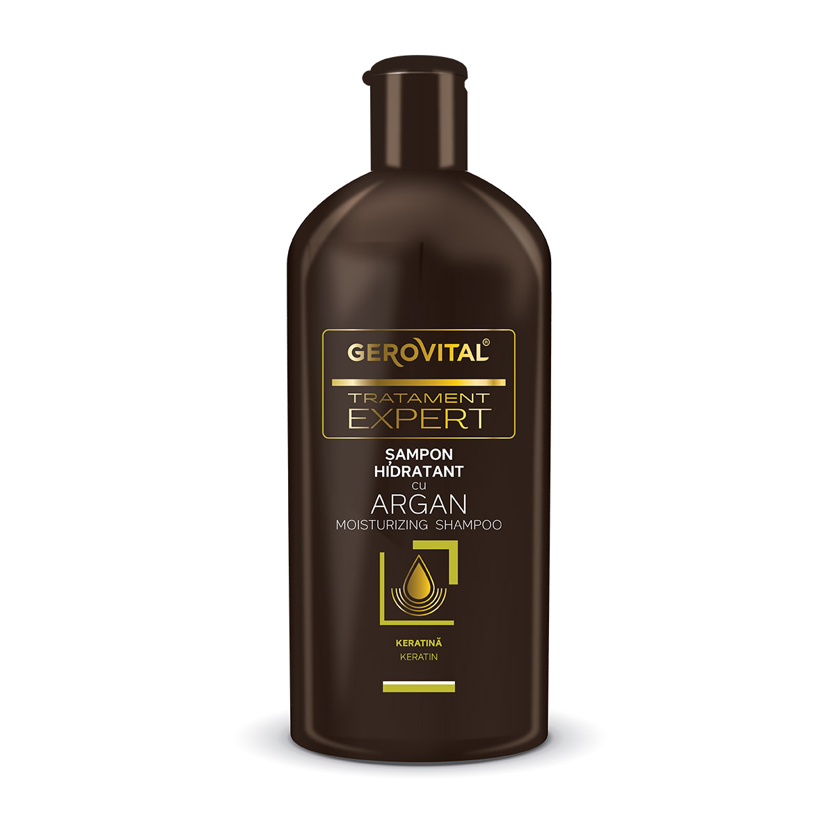 Sampon hidratant cu Argan Gerovital Tratament Expert, 250 ml, Gerovital