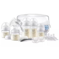 Set pentru alaptare cu pompa manuala si sterilizator Philips Avent, SCD430/50, Philips