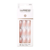 Unghii false imPress, Medium Almond, Awestruck, Kiss
