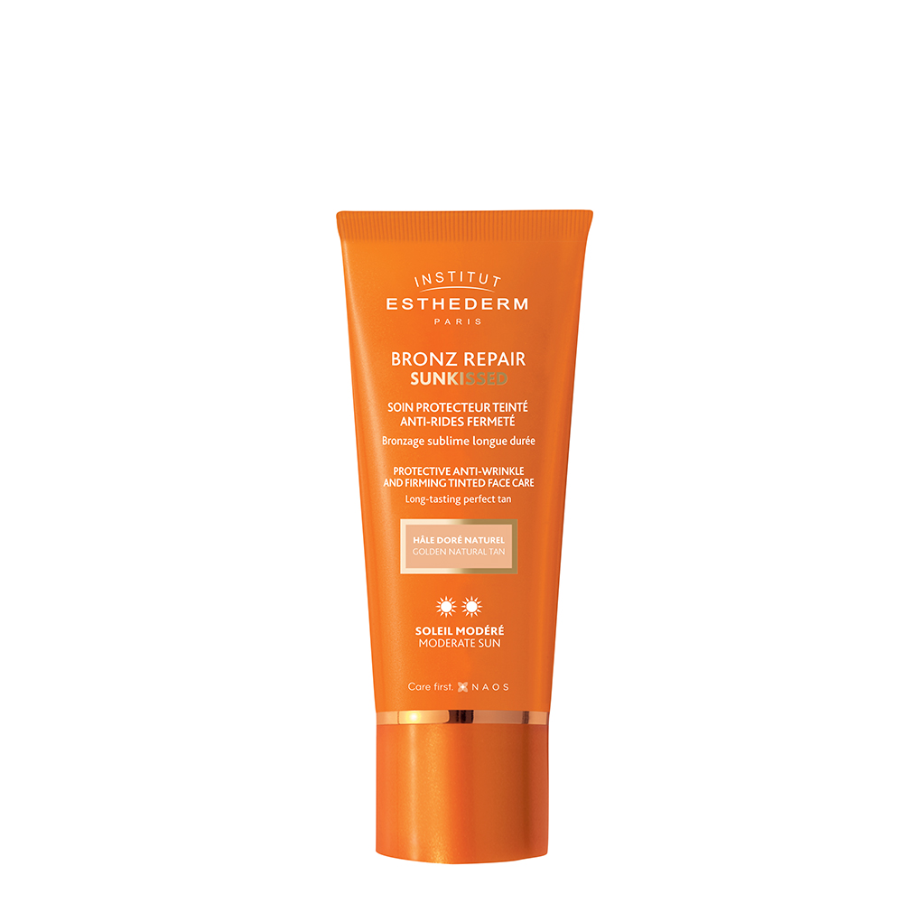 Crema fotoprotectoare nuantatoare Bronz Repair Sunkissed, Moderate, 50 ml, Institut Esthederm