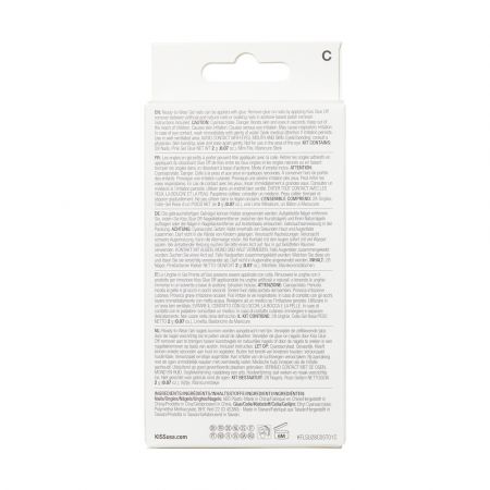 Unghii false Gel Fantasy, Long Coffin, True Color, Kiss 565356
