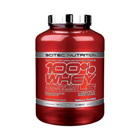 100% Whey Protein Professional cu aroma de vanilie si fructe de padure