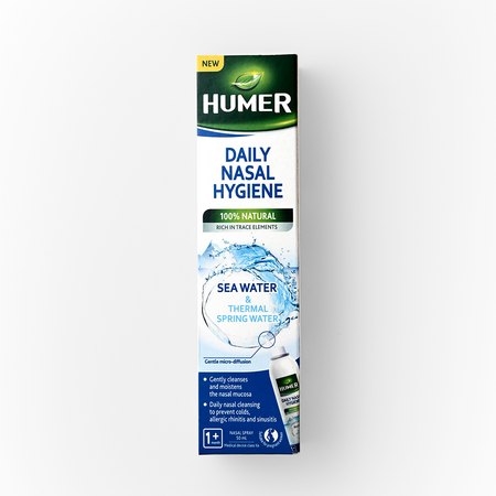 Spray cu apa termala pentru igiena zilnica a nasului, +1 luna, 50 ml, Humer 707518