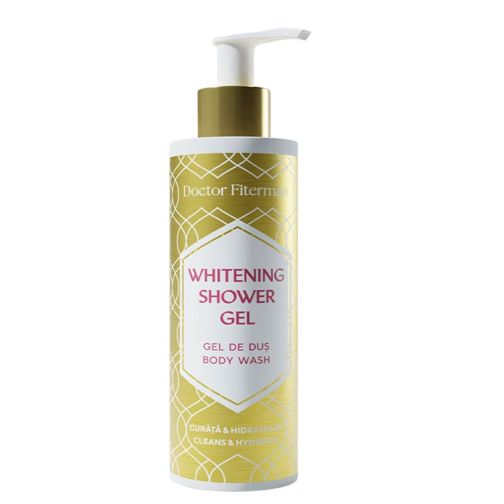 Gel de dus pentru fata si corp Whitening, 200 ml, Doctor Fiterman