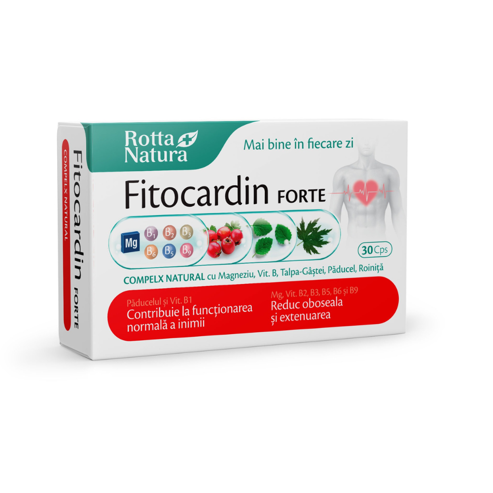 Fitocardin Forte, 30 capsule, Rotta Natura