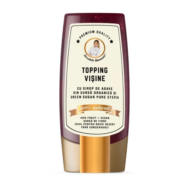 Topping cu aroma de visine, 310 g, Secretele Ramonei