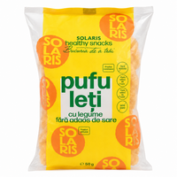 Pufuleti cu legume fara adaos de sare, 50 g, Solaris